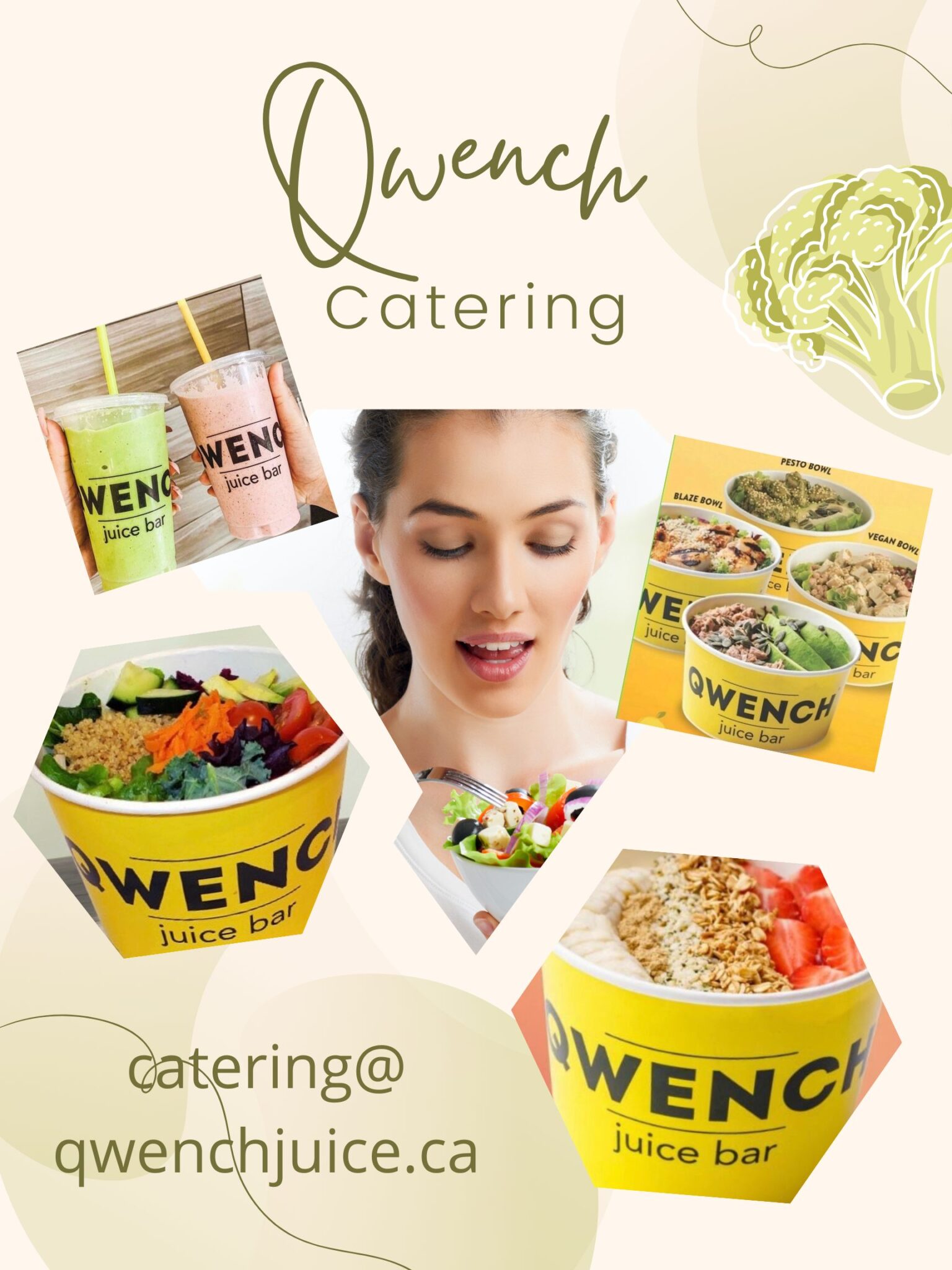 Catering Availability Qwench Juice Bar